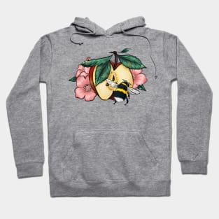 Apple bumblebee blossom Hoodie